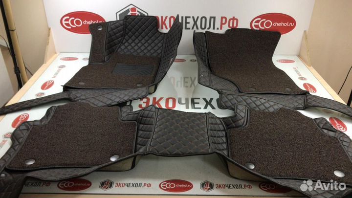 3D Коврики BMW 7 5 6 4 3 Серии из Экокожи