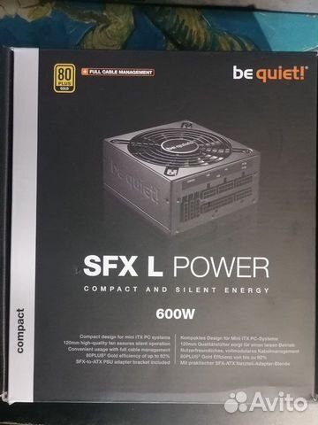 Блок питания PSU be quiet SFX L 600w