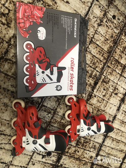 Роликовые коньки детские раздвижные