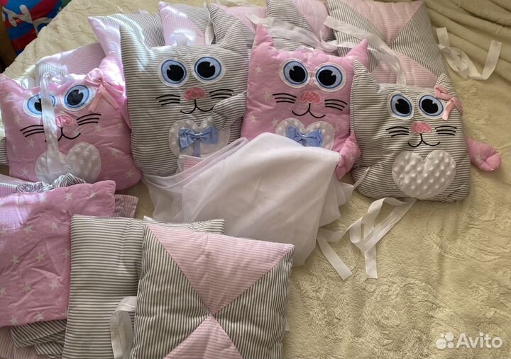 Бортики в детскую кроватку