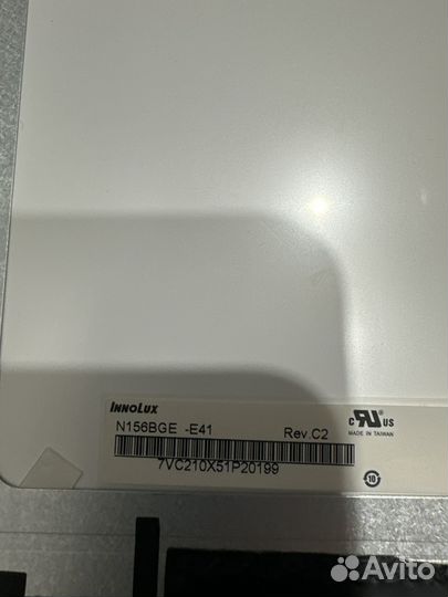 Матрица 15.6 slim 30 pin глянец