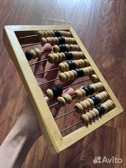 Счеты деревянные СССР винтаж