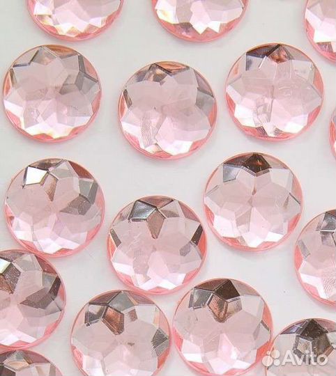 Стразовые серединки 14 мм