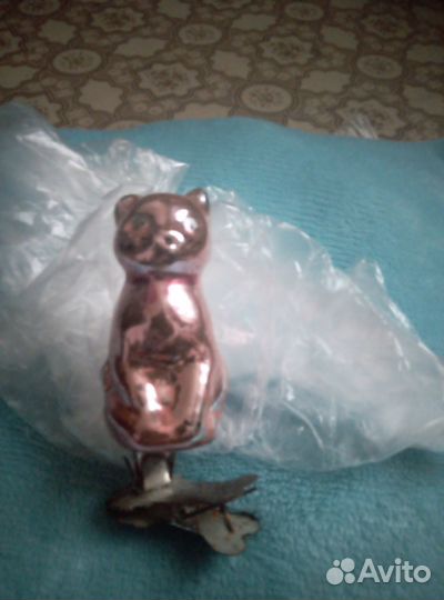 Старинная, елочная игрушка 1954г