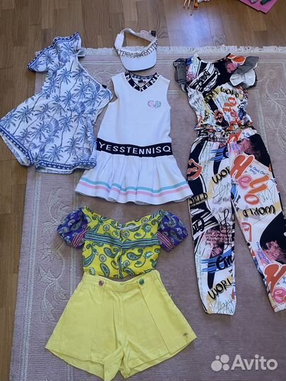 Одежда для девочки 5-7 H&M, Tyess, dkny, Escada