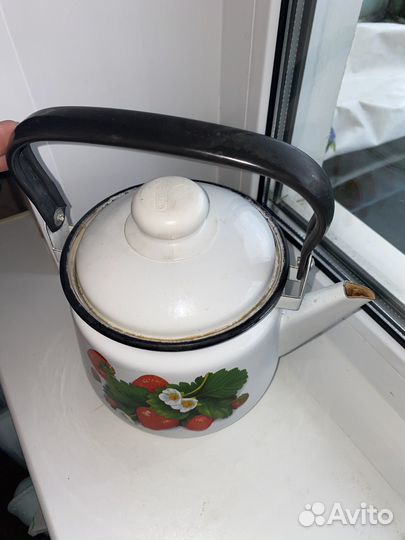 Чайник эмалированный для газовой плиты