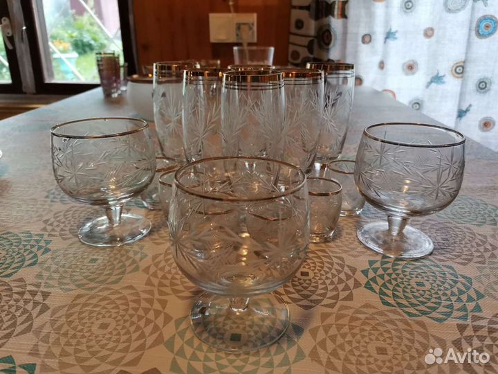 Бокалы винные, рюмки