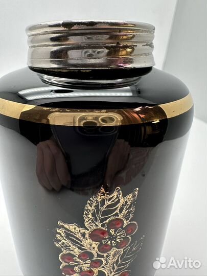 Чайница. Чайная банка. СССР 50-е. Винтаж