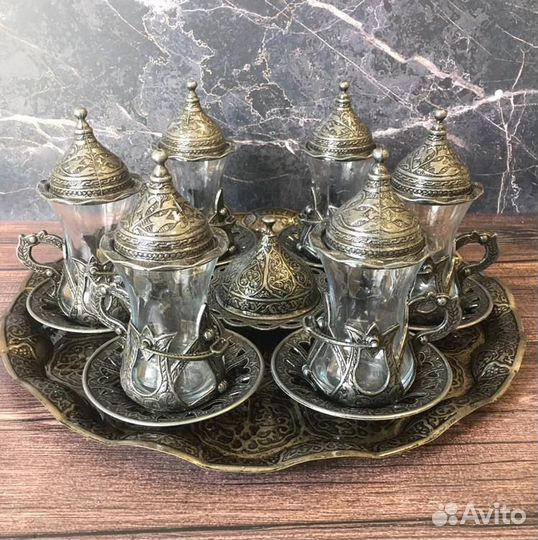 Турецкий чайный сервиз Армуд