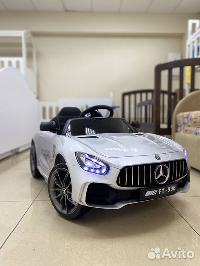 Детский электромобиль mercedes benz gt (акула)