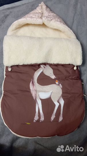Конверт зимний на овчине