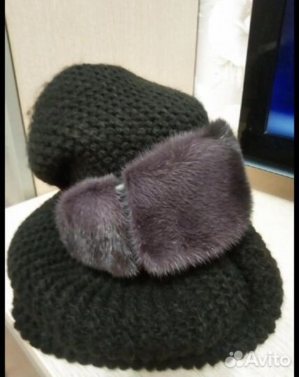 Комплект шапка и снуд женский