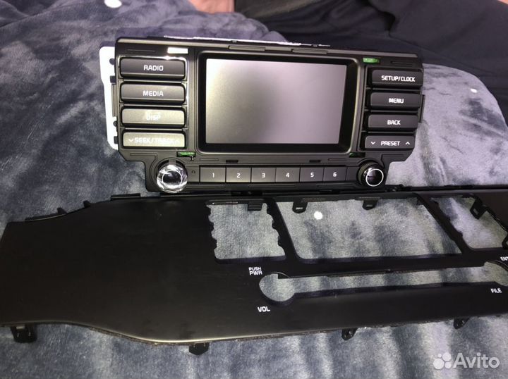 Новая штатная магнитола KIA RIO