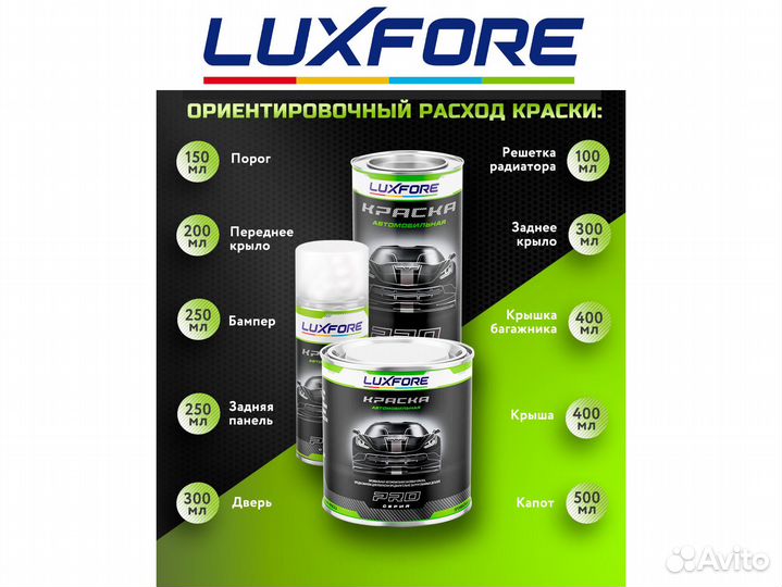 Краска Luxfore 0,3л. (LADA 413 Ледяной)
