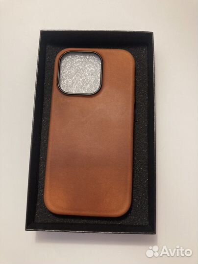 Новый чехол для iPhone 14 Pro из натуральной кожи