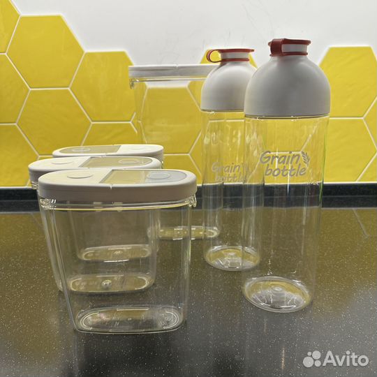 Набор контейнеров для сыпучих продуктов