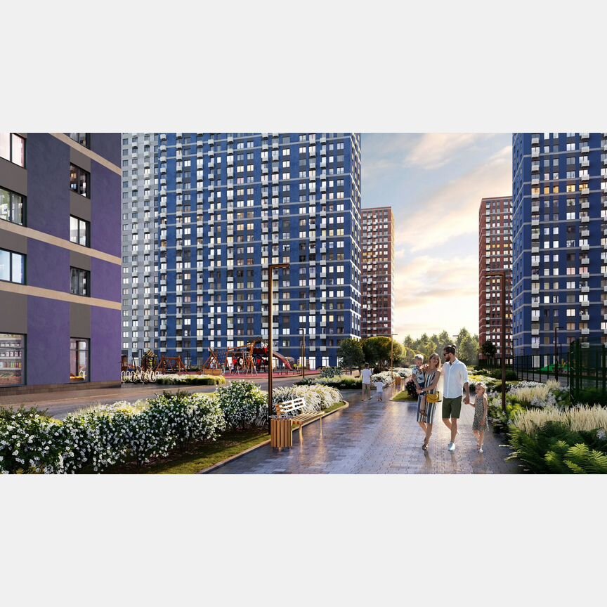 2-к. квартира, 47,5 м², 23/23 эт.