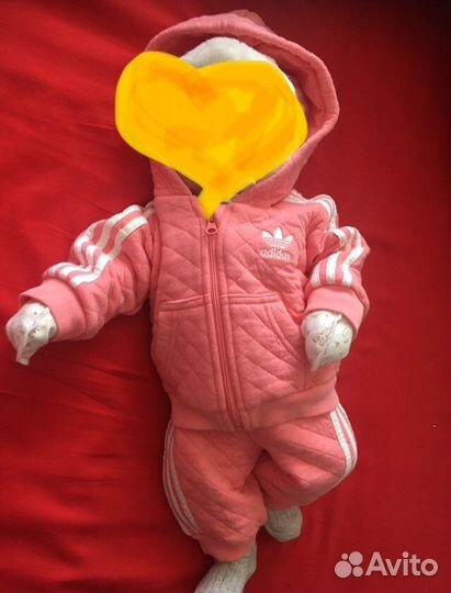 Спортивный костюм adidas для девочки 0-3 м