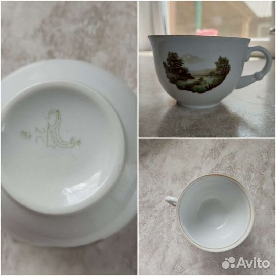 Посуда СССР фарфор керамика фаянс тарелка кружка