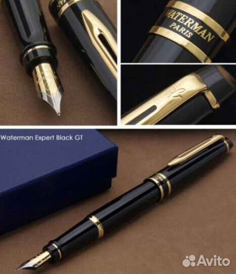 Ручка перьевая Waterman Expert 3 black laque GT