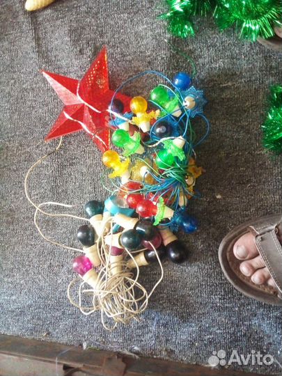 Елочные герлянды СССР