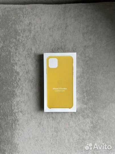 Чехол на iPhone 11 pro max кожаный
