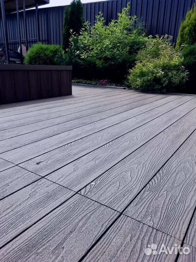 Террасная доска из дпк / Палубная доска