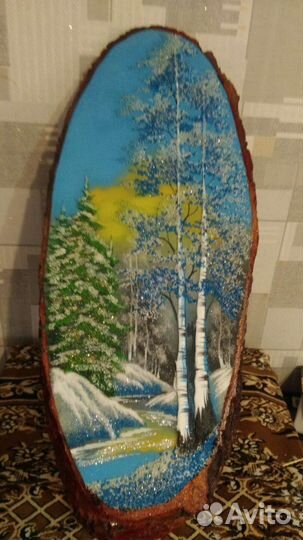 Панно из дерева