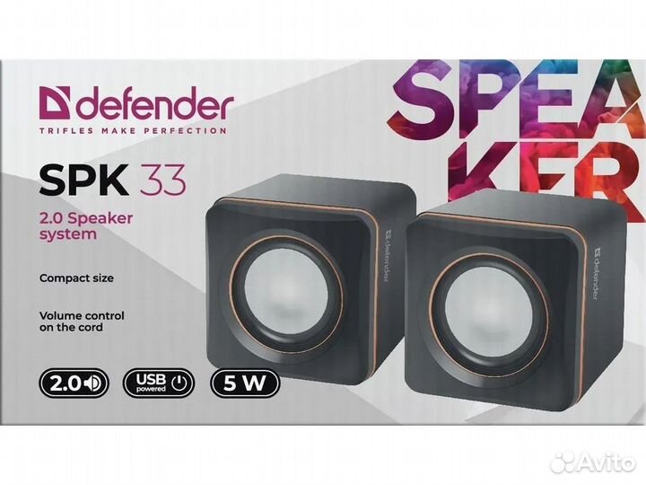 Акустическая 2.0 система Defender SPK 33