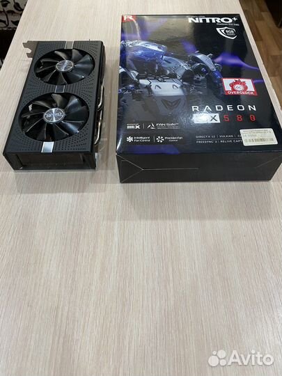Sapphire AMD Radeon RX 580 nitro+ OC 8 Гб