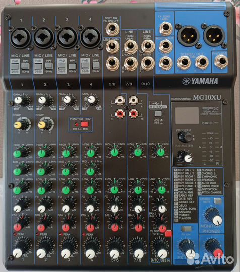 Микшерный пульт Yamaha mg10xu