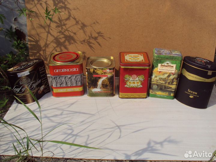 Жестяные банки для чая