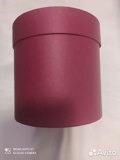 Коробка подарочная бордовая