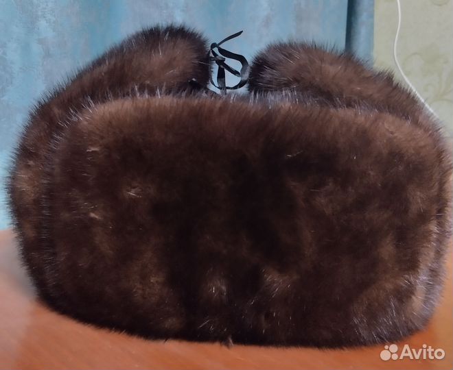 Мужская зимняя шапка ушанка меховая