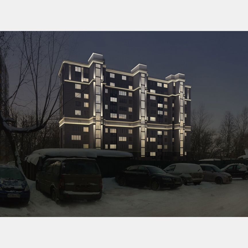 3-к. квартира, 95,8 м², 8/10 эт.