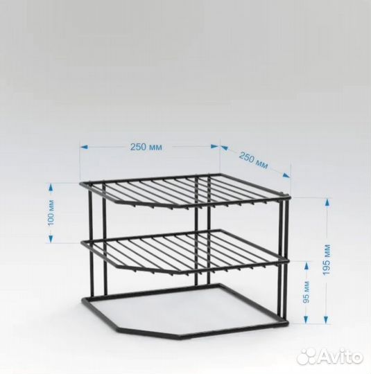 Трехъярусная полка (набор 2 штуки