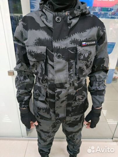 Горка 8 цвета разные, черная, туман рип-стоп, ночь