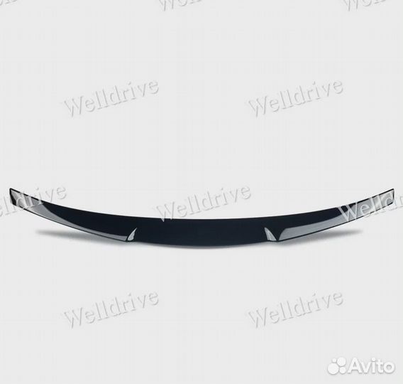 Спойлер на багажник BMW 5 G30 М4 черный глянец