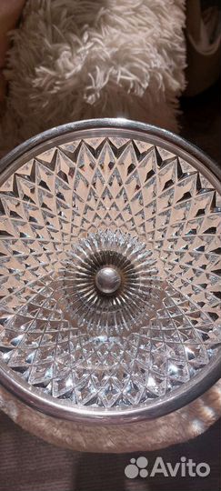 Ваза хрустальная на ножке СССР