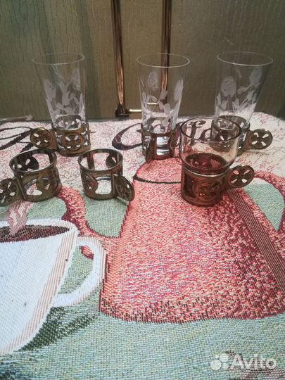 Стаканчики и подстаканники СССР