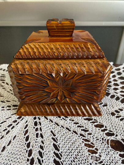 Шкатулка деревянная СССР