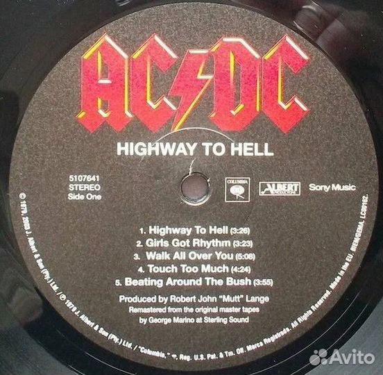 AC/DC - Highway To Hell LP Новая