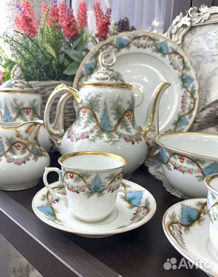 Антикварный чайный набор 