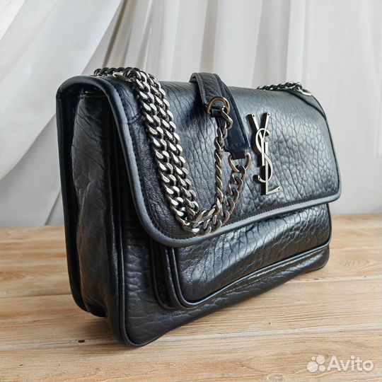 Yves saint laurent сумка кожа натуральная