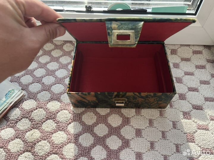 Шкатулка кожаная ягипетская