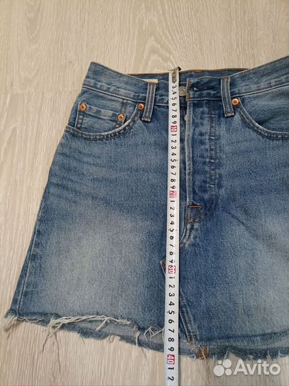 Джинсовая юбка levis