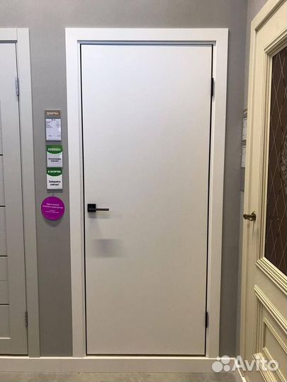 Межкомнатные двери эмалекс белый
