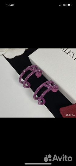 Серьги valentino