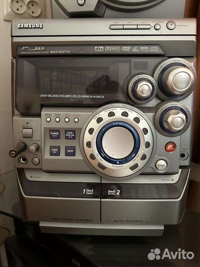 Музыкальный центр samsung с караоке бу