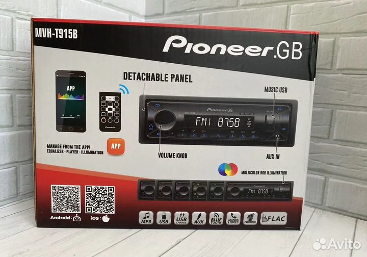 Автомагнитола Pioneer 915 с блютузом